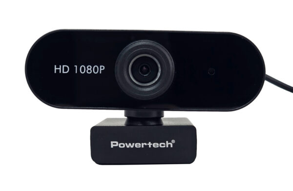 POWERTECH web camera PT-1382, 2MP, 1080p FHD, ρυθμιζόμενη εστίαση, 1.5m, μαύρη - Image 2