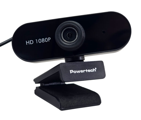 POWERTECH web camera PT-1382, 2MP, 1080p FHD, ρυθμιζόμενη εστίαση, 1.5m, μαύρη - Image 3