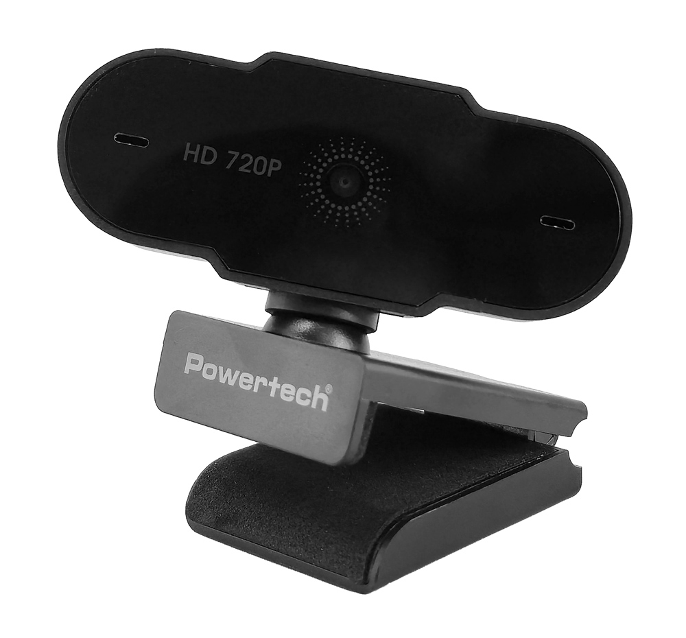 POWERTECH web camera PT-1426, 0.9MP, 720p HD, fixed εστίαση, 1.5m, μαύρη - Image 3