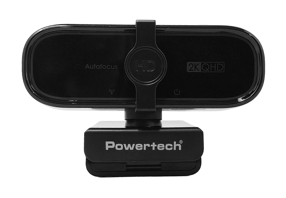 POWERTECH web camera PT-1427, 5MP, 2K QHD, αυτόματη εστίαση, 1.5m, μαύρη - Image 2