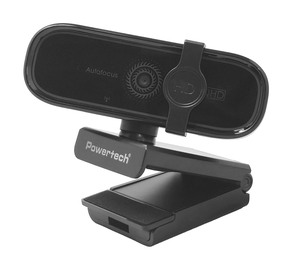 POWERTECH web camera PT-1427, 5MP, 2K QHD, αυτόματη εστίαση, 1.5m, μαύρη - Image 3