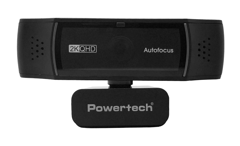 POWERTECH web camera PT-1428, 5MP, 2K QHD, αυτόματη εστίαση, 1.5m, μαύρη - Image 2