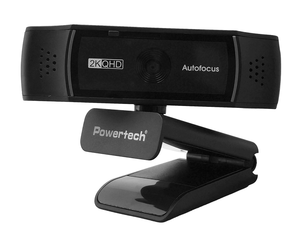 POWERTECH web camera PT-1428, 5MP, 2K QHD, αυτόματη εστίαση, 1.5m, μαύρη - Image 3