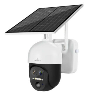 POWERTECH smart ηλιακή κάμερα PT-1497, dual lens, 3MP, 4G, PTZ, SD, IP65