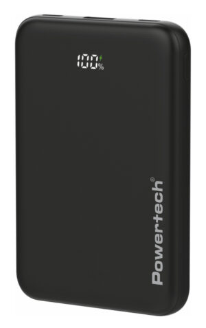 POWERTECH power bank PT-1502 με οθόνη, 10000mAh, 22.5W, μαύρο