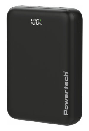 POWERTECH power bank PT-1503 με οθόνη, 20000mah, 22.5W, μαύρο