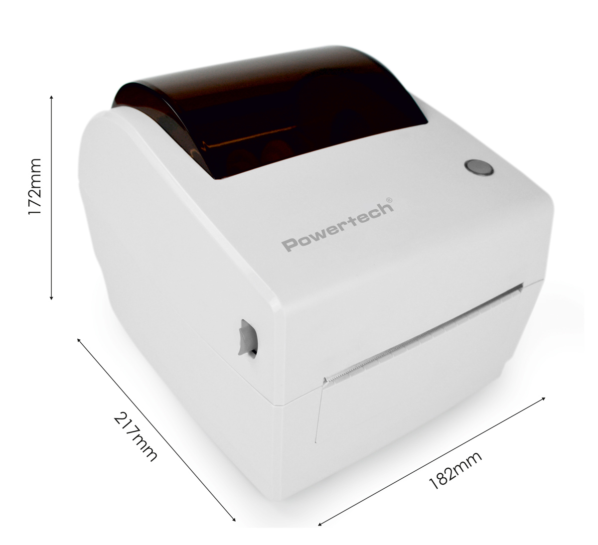 POWERTECH θερμικός εκτυπωτής ετικετών PT-1509, USB/Ethernet/Serial/Bluetooth, λευκός - Image 5