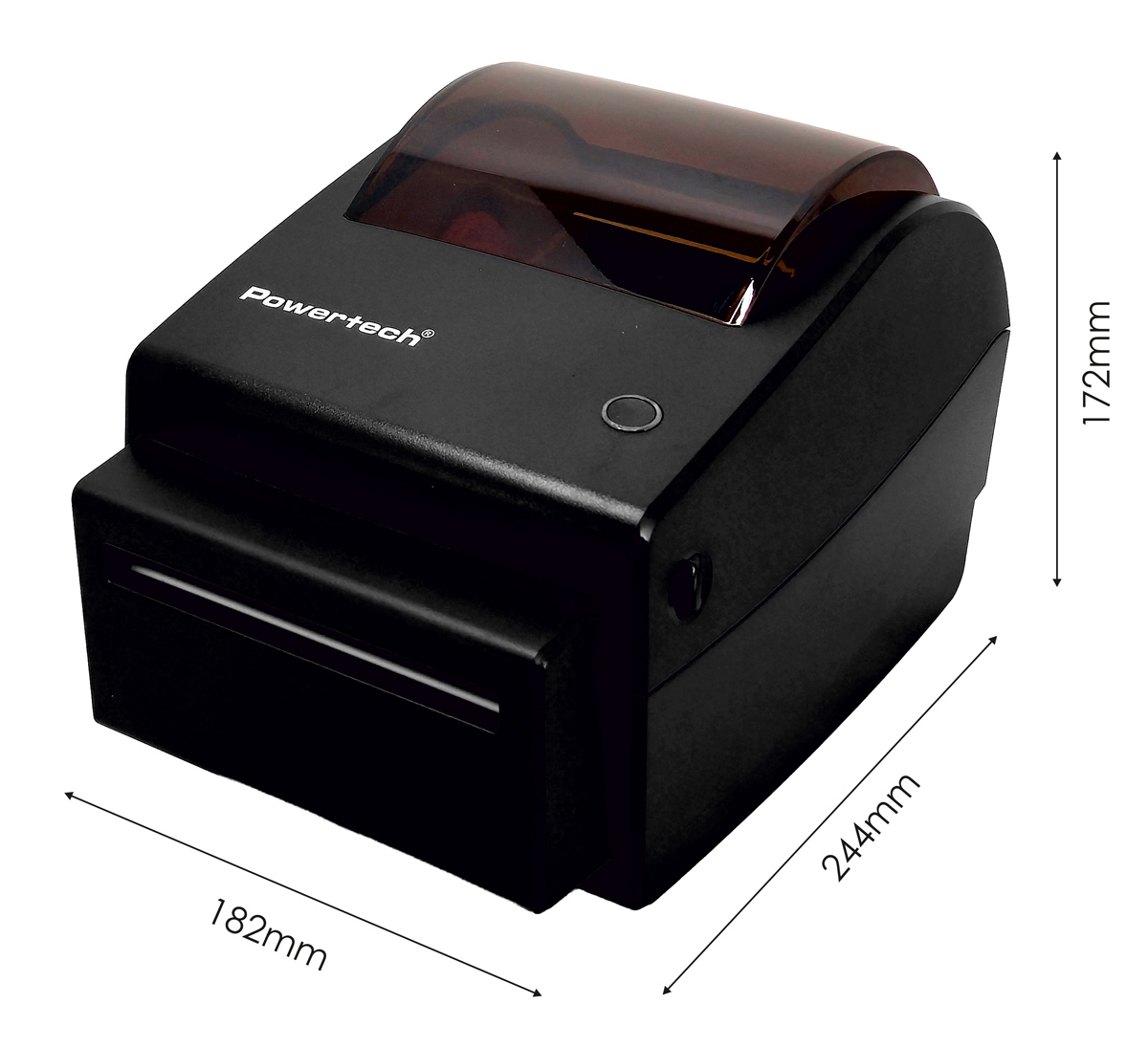 POWERTECH θερμικός εκτυπωτής ετικετών PT-1510, USB/Ethernet/Serial, μαύρος - Image 5