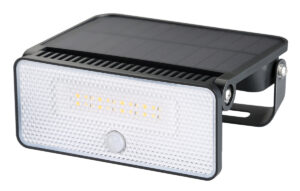 POWERTECH LED ηλιακό φωτιστικό PT-1517 με αισθητήρα κίνησης, 8W, 1800mAh, μαύρο