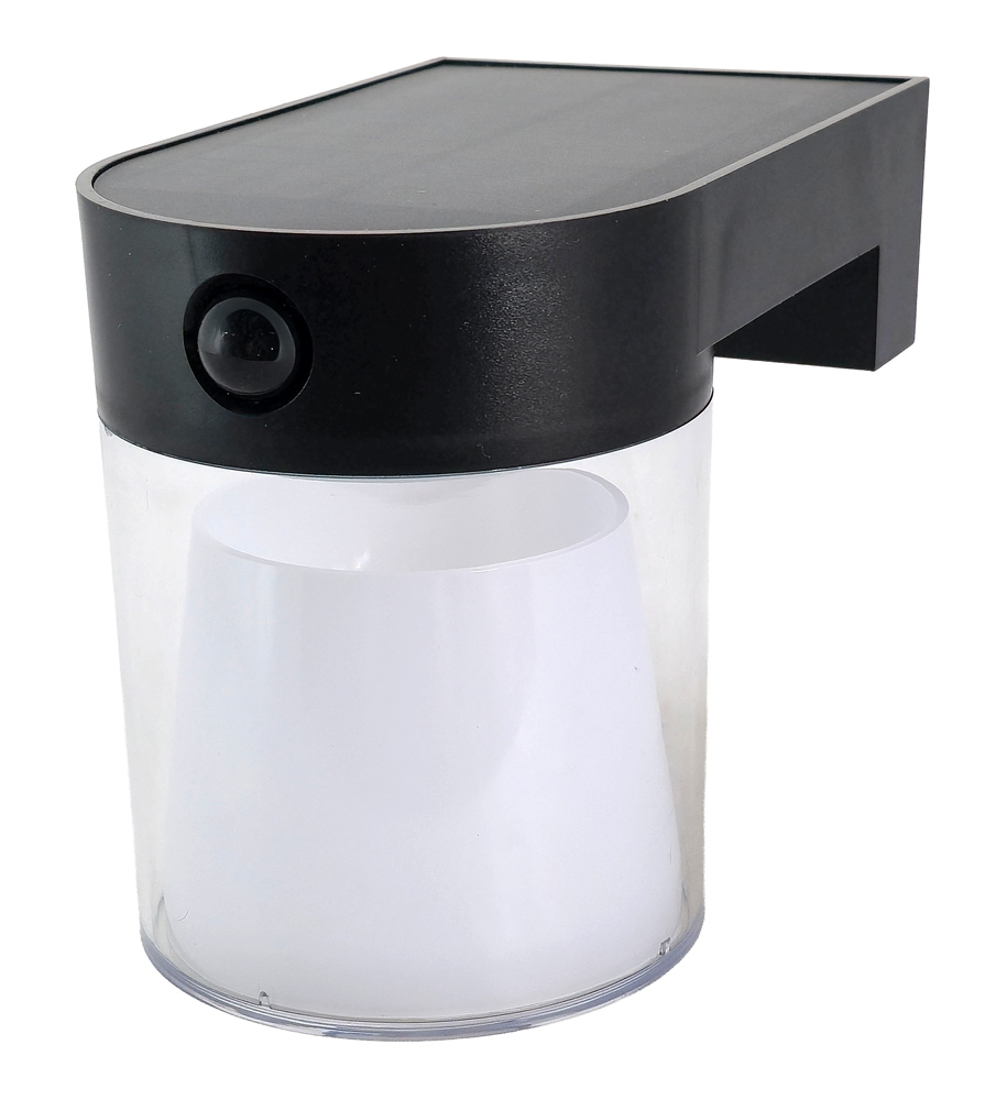 POWERTECH LED ηλιακό φωτιστικό PT-1520 με αισθητήρα κίνησης, 4W, 2000mAh, μαύρο - Image 3