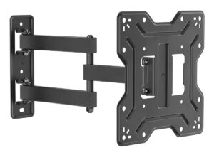 POWERTECH επιτοίχια βάση τηλεόρασης PT-1556, 23-43", έως 30kg, full motion