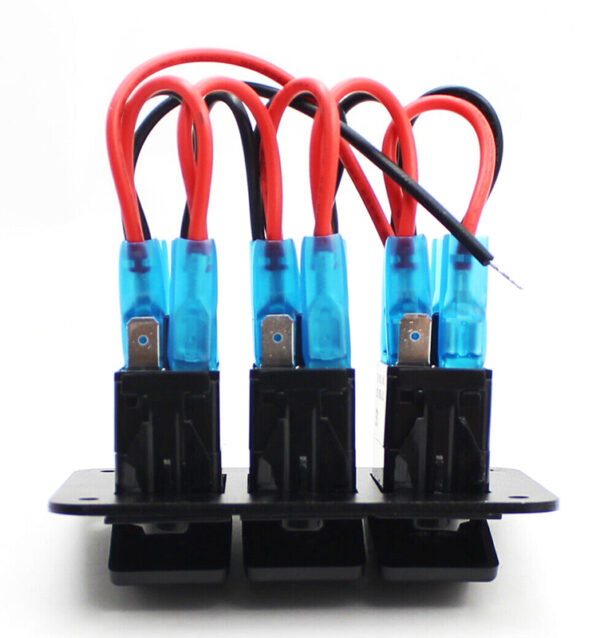 POWERTECH πάνελ σκαφών PTL-018 με 3x διακόπτες φώτων, IP65 - Image 3