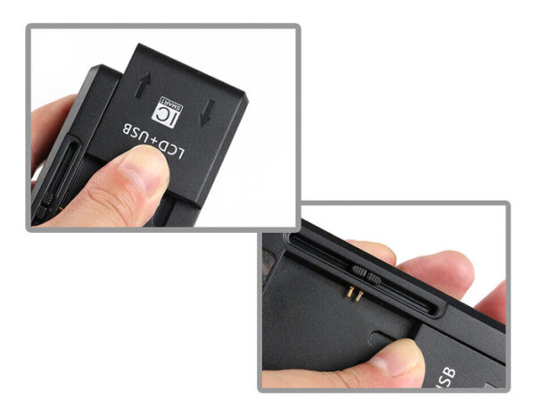 POWERTECH φορτιστής μπαταρίας κινητών QC64 με οθόνη, USB, μαύρος - Image 3