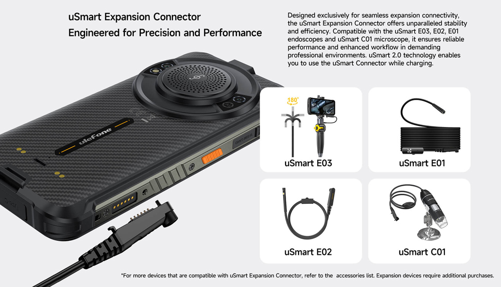 ULEFONE smartphone RugKing με ηχείο 3.5W, 5.99", 8/256GB, 9600mAh, IP68/IP69K, μαύρο - Image 8