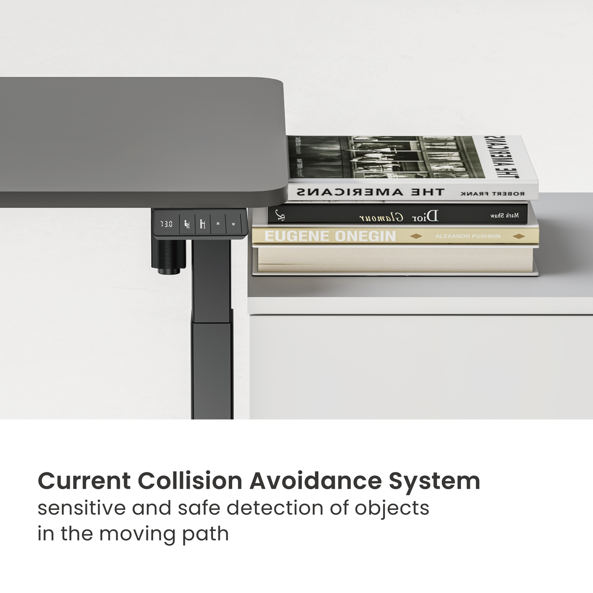 BRATECK σκελετός ηλεκτρικού γραφείου S22-22D, 1020~1400x600x700~1150mm, μαύρο - Image 5