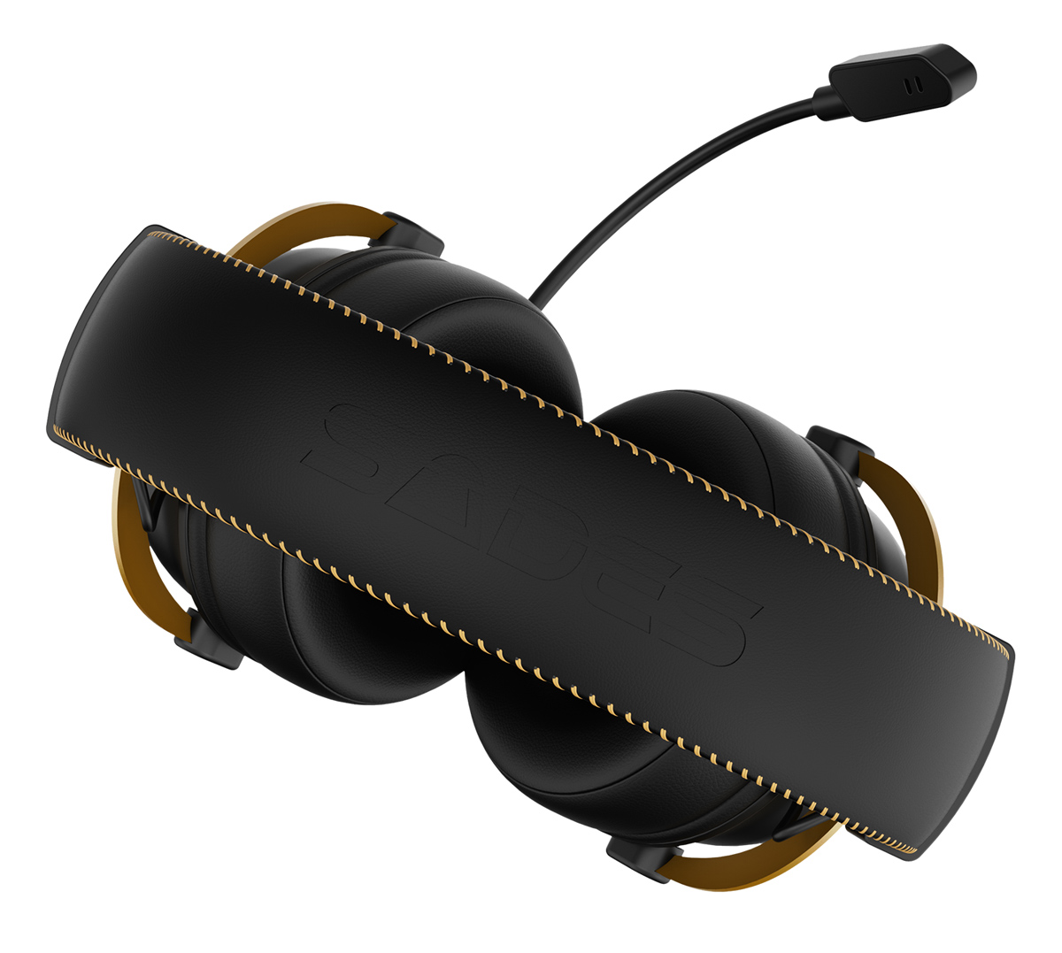 SADES gaming headset Alchemist, USB σύνδεση, 50mm, V7.1 surround, ENC, RGB, multi-platform, μαύρο - Image 3