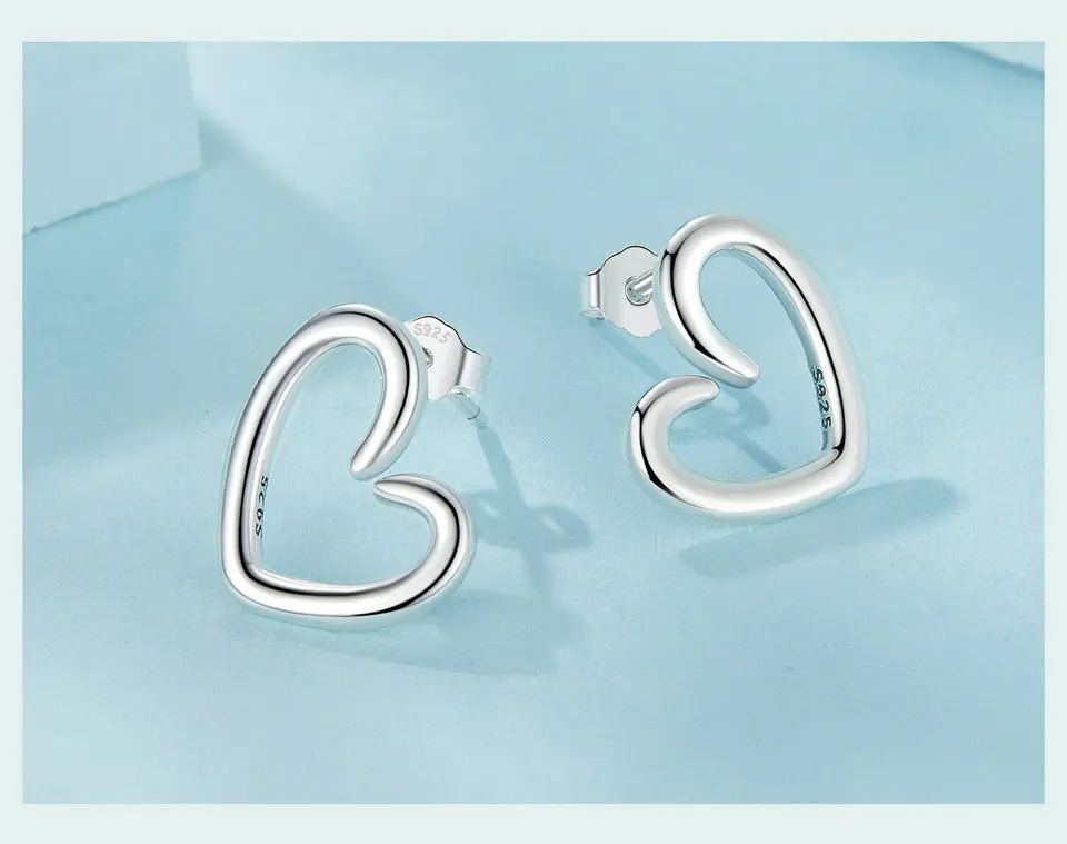 BAMOER σκουλαρίκια καρφωτά SCE1769, ασήμι 925, ασημί - Image 3