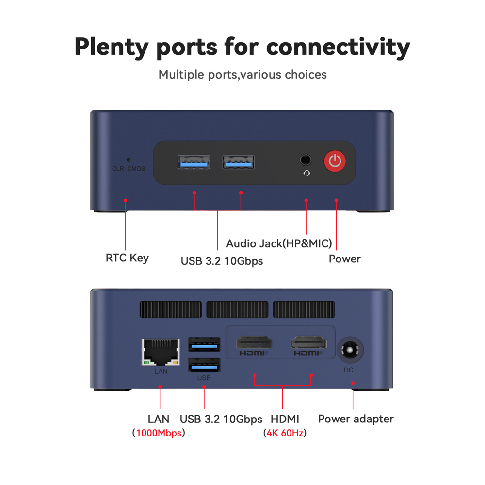 BEELINK mini PC SER3, AMD 3200U, 16GB, 500GB M.2, Windows 11 Pro - Image 10