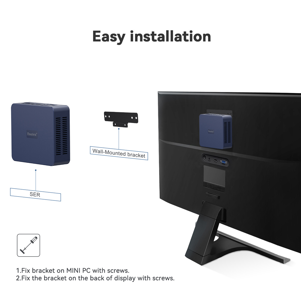 BEELINK mini PC SER3, AMD 3200U, 16GB, 500GB M.2, Windows 11 Pro - Image 11