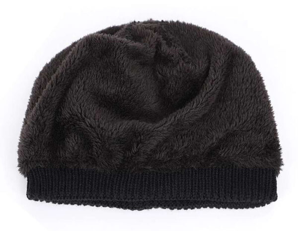 Πλεκτός σκούφος beanie SHO-0006, unisex, μπορντό - Image 2