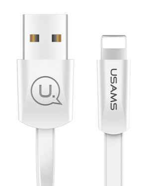 USAMS καλώδιο USB σε Lightning US-SJ199, 10W, 1.2m, λευκό
