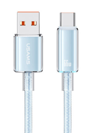USAMS καλώδιο USB-C σε USB US-SJ658, 66W, 480Mbps, 1.2m, μπλε