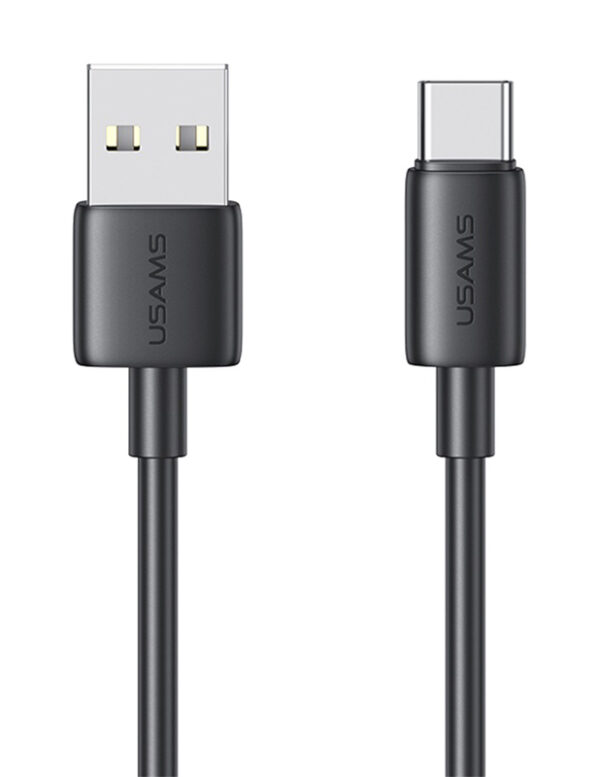 USAMS καλώδιο USB-C σε USB US-SJ708, 18W, 480Mbps, 1m, μαύρο