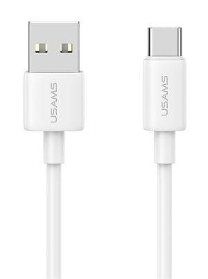 USAMS καλώδιο USB-C σε USB US-SJ708, 18W, 480Mbps, 1m, λευκό