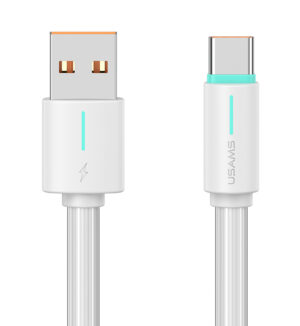 USAMS καλώδιο USB-C σε USB US-SJ732, 18W, 480Mbps, 1m, λευκό