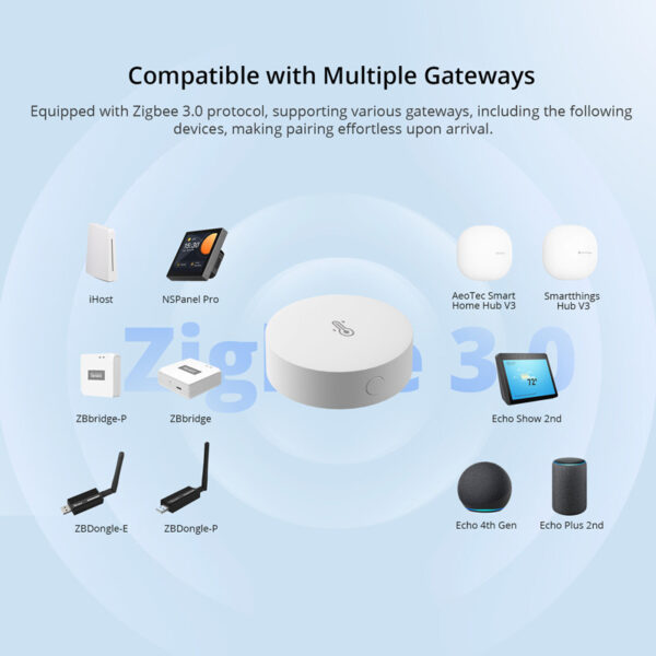 SONOFF smart αισθητήρας θερμοκρασίας & υγρασίας SNZB-02P, ZigBee - Image 9