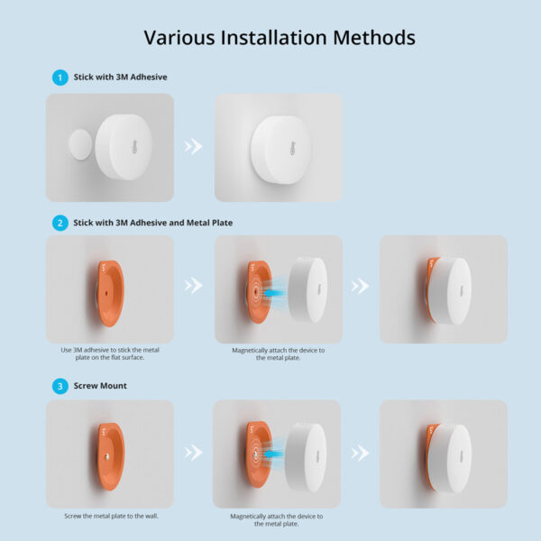 SONOFF smart αισθητήρας θερμοκρασίας & υγρασίας SNZB-02P, ZigBee - Image 11