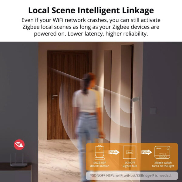 SONOFF smart ανιχνευτής κίνησης SNZB-03P, ZigBee, μπαταρίας, λευκός - Image 10