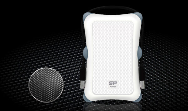 SILICON POWER εξωτερικός HDD Armor A30, 2TB, USB 3.2, λευκός - Image 2