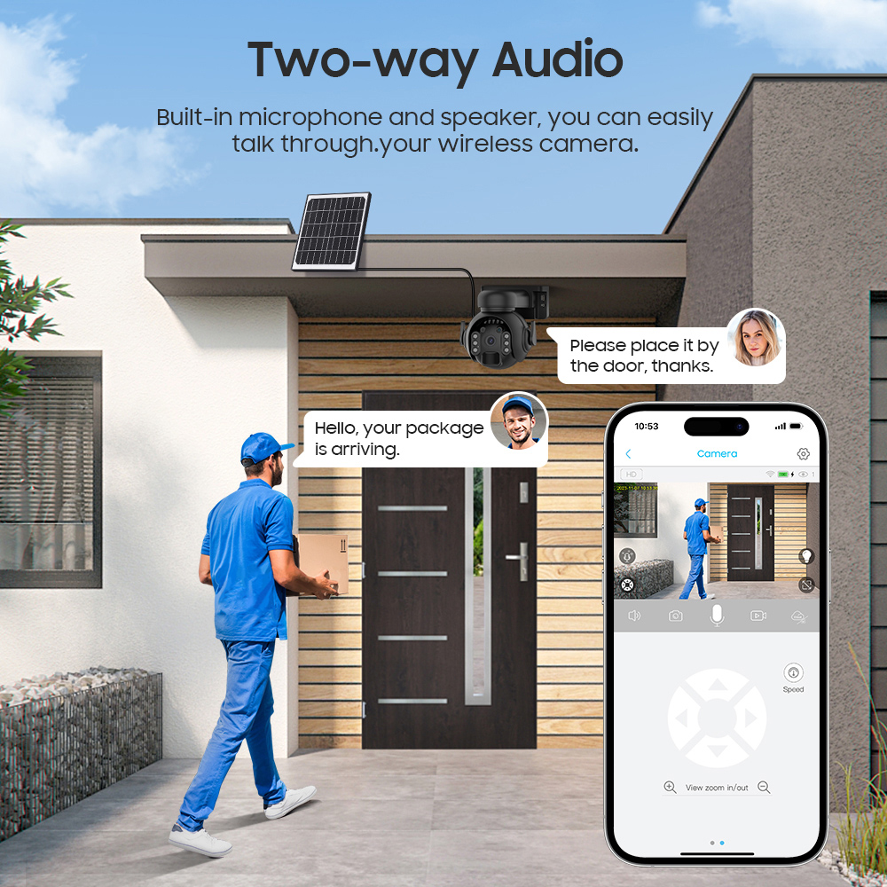 SECTEC smart ηλιακή κάμερα ST-515C-3M-4G-BK, 3MP, 4G, SD, PTZ, IP65 - Image 9