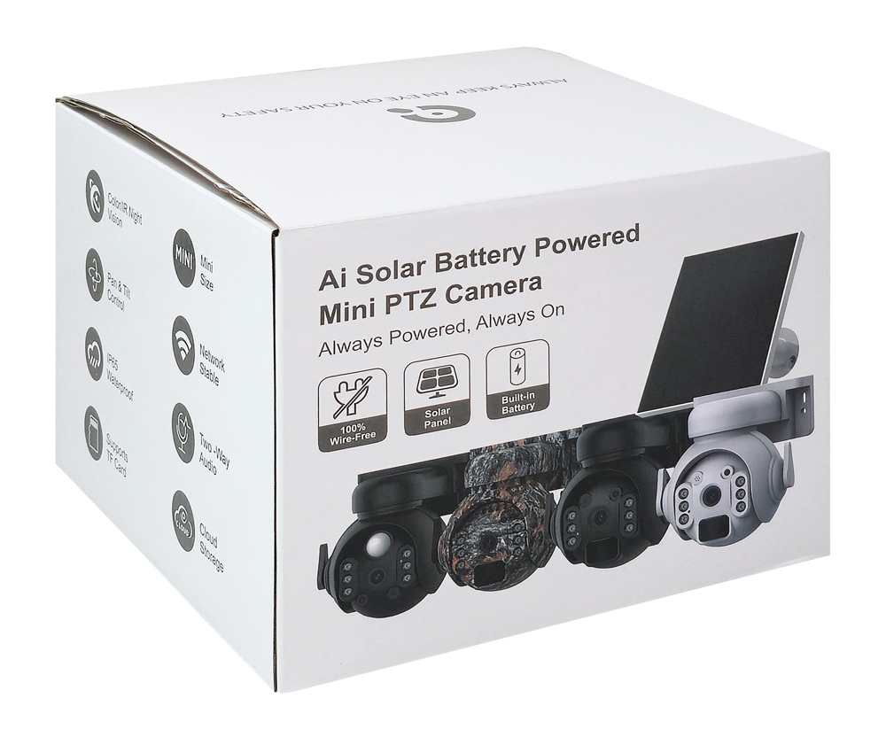 SECTEC smart ηλιακή κάμερα ST-515C-3M-5W-BK, 3MP, WiFi, SD, PTZ, IP65 - Image 5