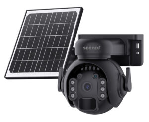 SECTEC smart ηλιακή κάμερα ST-515C-3M-5W-BK, 3MP, WiFi, SD, PTZ, IP65