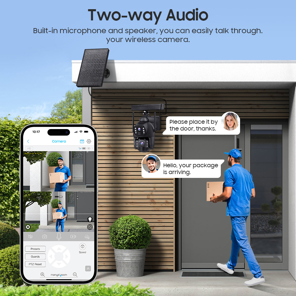 SECTEC smart ηλιακή κάμερα ST-536-6MAOV-4G-EU, dual lens, 3MP, 4G, SD, PTZ, IP66 - Image 16