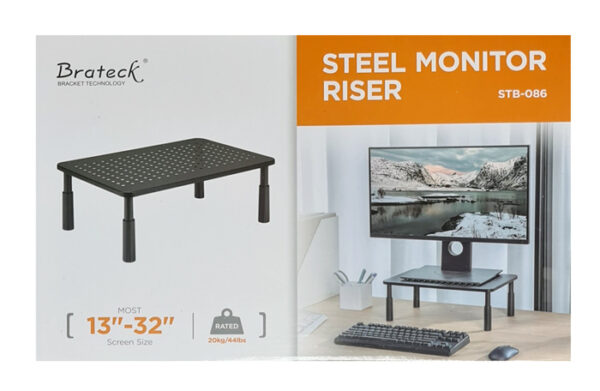 BRATECK επιτραπέζια βάση STB-086 για οθόνη 13"-32" & laptop, έως 20kg - Image 7