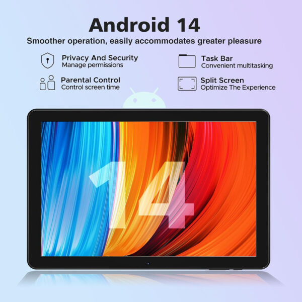 DOOGEE tablet T10W, 10.1", 4/128GB, 4G, Android 14, 8000mAh, μπλε - Image 4