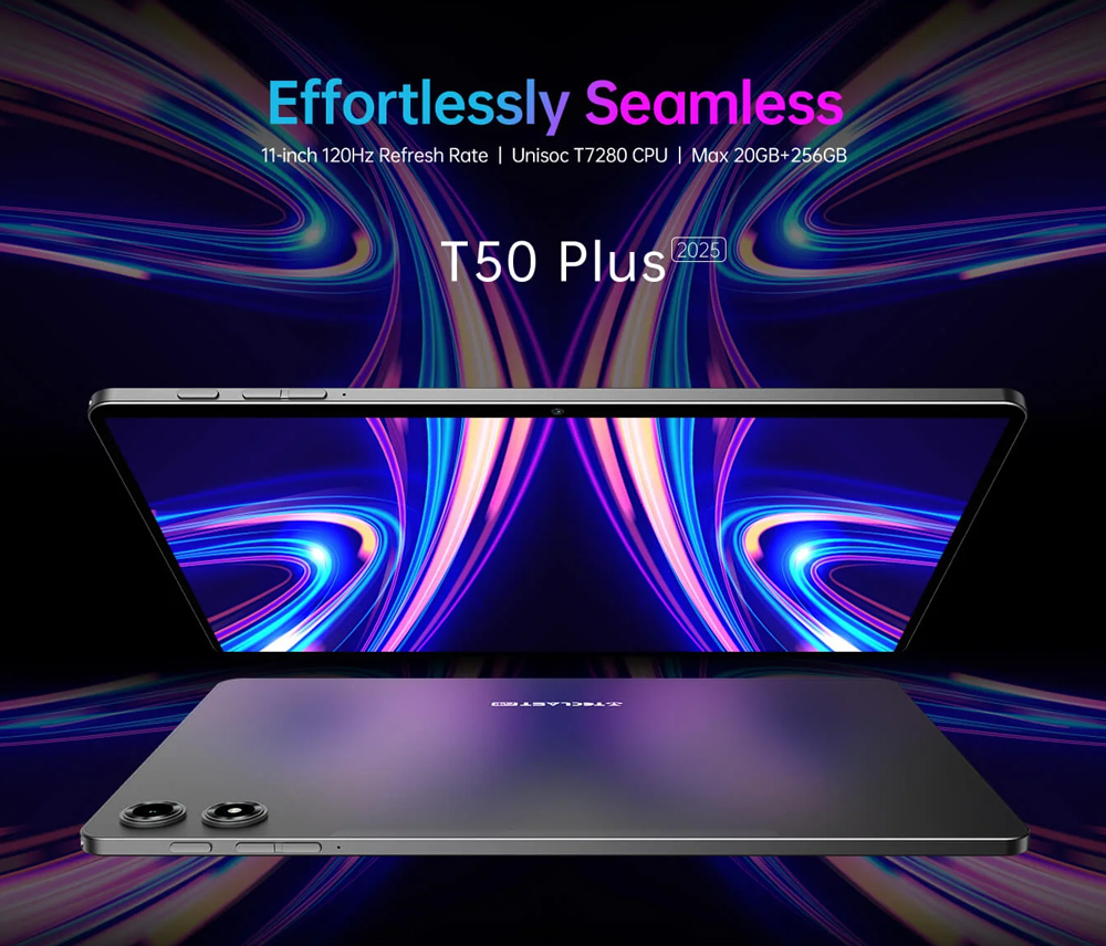 TECLAST tablet T50 Plus 2025, 11", 8/256GB, 4G, Android 15, 8000mAh, γκρι - Image 2