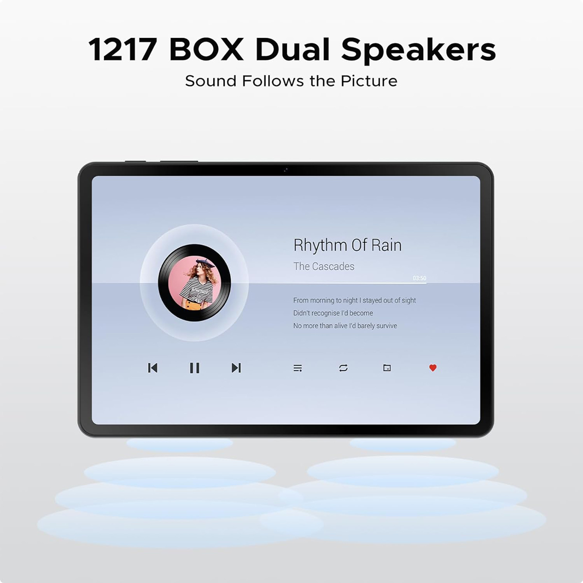 DOOGEE tablet Tab A9, 10.1", 3/64GB, Android 15, 6580mAh, μαύρο - Image 3