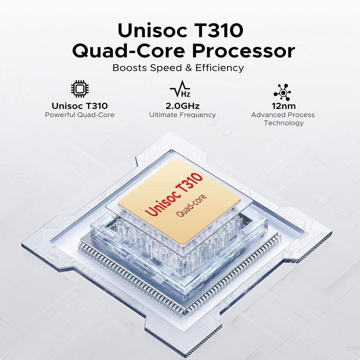 DOOGEE tablet Tab A9, 10.1", 3/64GB, Android 15, 6580mAh, μαύρο - Image 6