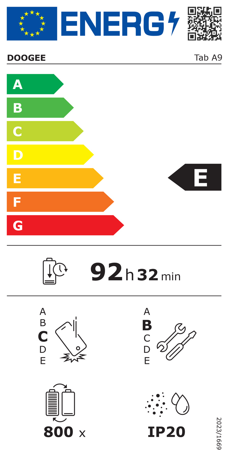 DOOGEE tablet Tab A9, 10.1", 3/64GB, Android 15, 6580mAh, μαύρο - Image 11