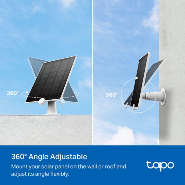 TP-LINK ηλιακό πάνελ Tapo A200 για κάμερες με μπαταρία, 4.5W, Ver 1.0 - Image 4