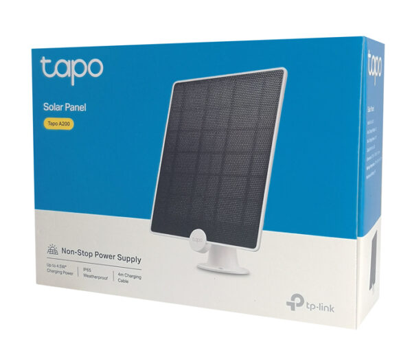 TP-LINK ηλιακό πάνελ Tapo A200 για κάμερες με μπαταρία, 4.5W, Ver 1.0 - Image 6