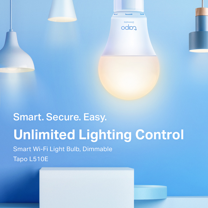 TP-LINK Smart λάμπα LED TAPO-L510E, WiFi, 8.7W, 806lm, E27, Ver. 1.0 - Image 2