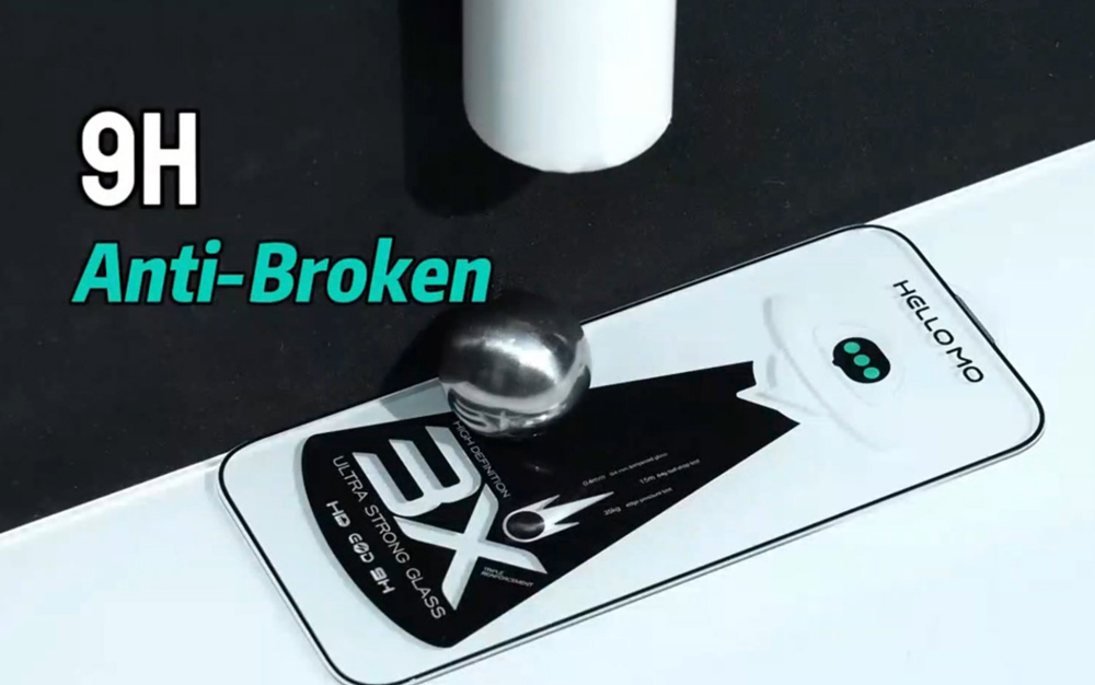 POWERTECH tempered glass Emery Private 5D TGC-0800 για iPhone 17 Pro Max, full glue - Image 3