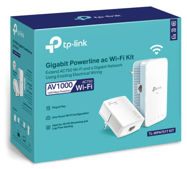 TP-LINK Powerline ac Wi-Fi Kit TL-WPA7517, AV1000 Gigabit, Ver. 1.0 - Image 7
