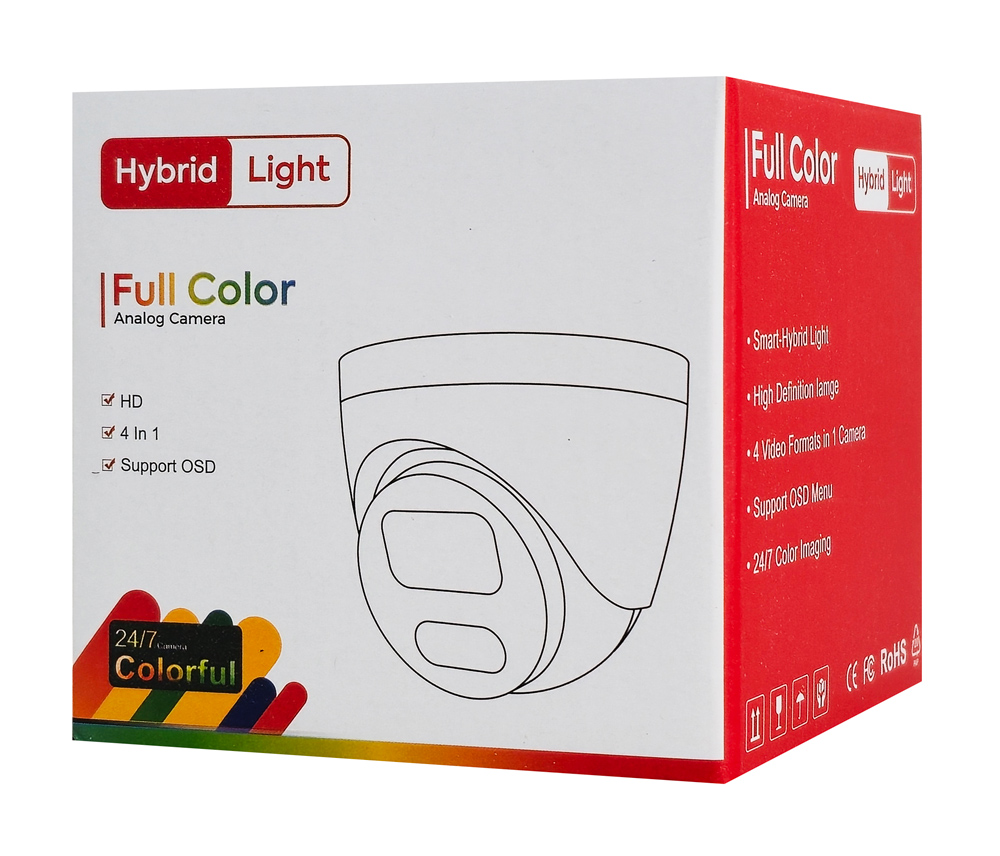 LONGSE υβριδική κάμερα TP1BTHC500FKERC, 2.8mm, 5MP, AOC, IR έως 30m - Image 4