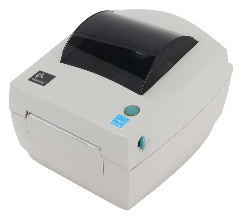 ZEBRA used Direct Transfer Desktop Barcode Printer GC420D, 203 dpi